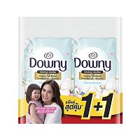 Downy Premium Parfum Concentrated Fabric Softener Pure Cotton Refill 1 L.X2 Downy Premium Parfum Concentrated Fabric Softener Pure Cotton Refill 1 L.X2